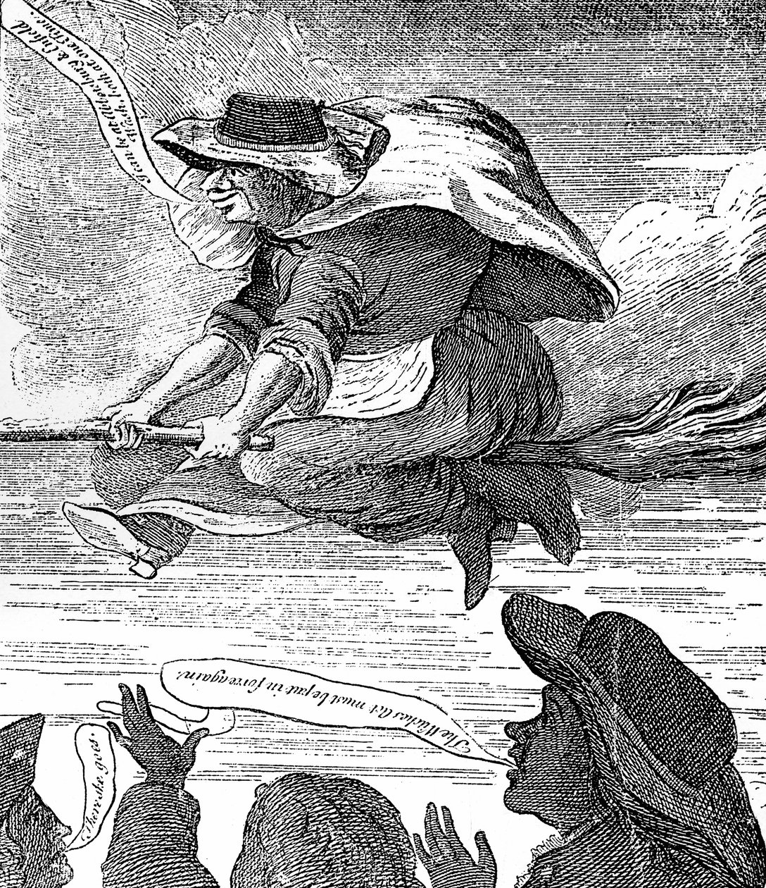 E Canning gerechtvaardigd of Mr S-sy Zigeuners Vlucht naar Enfield Wash, c1753 door Unbekannt