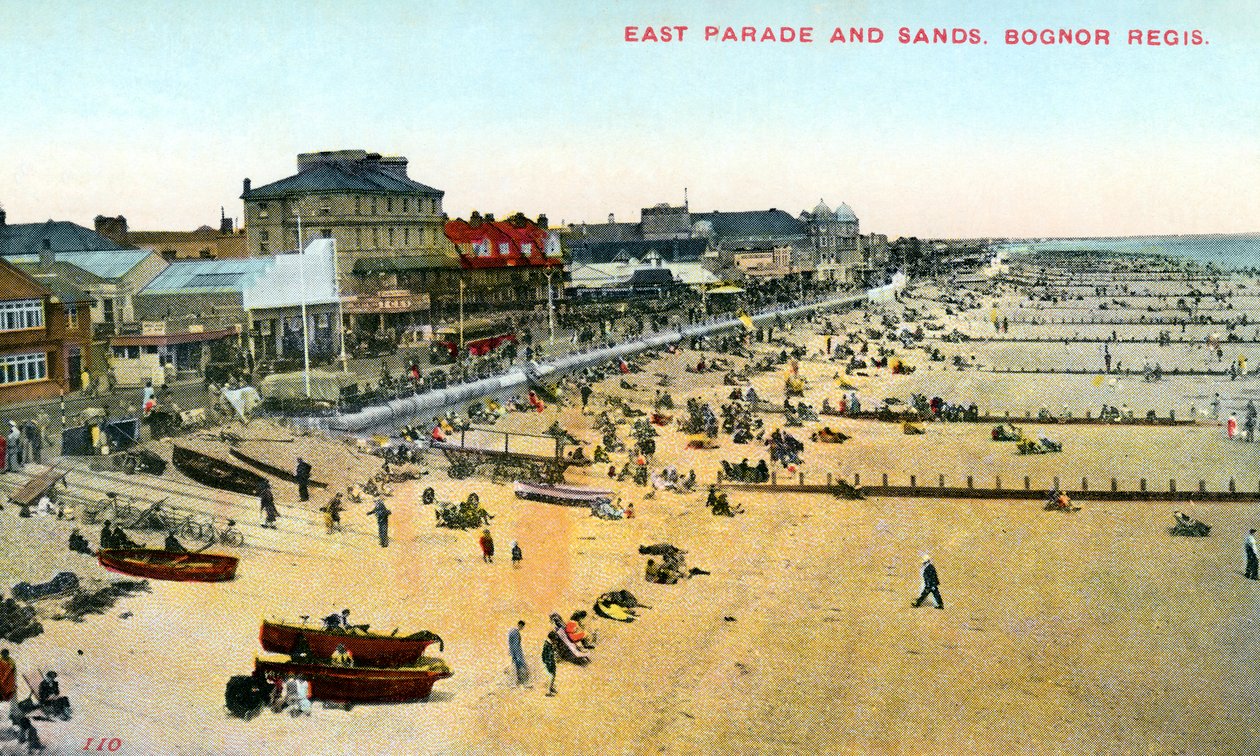 East Parade en Sands, Bognor Regis, West Sussex, 1950 door Unbekannt