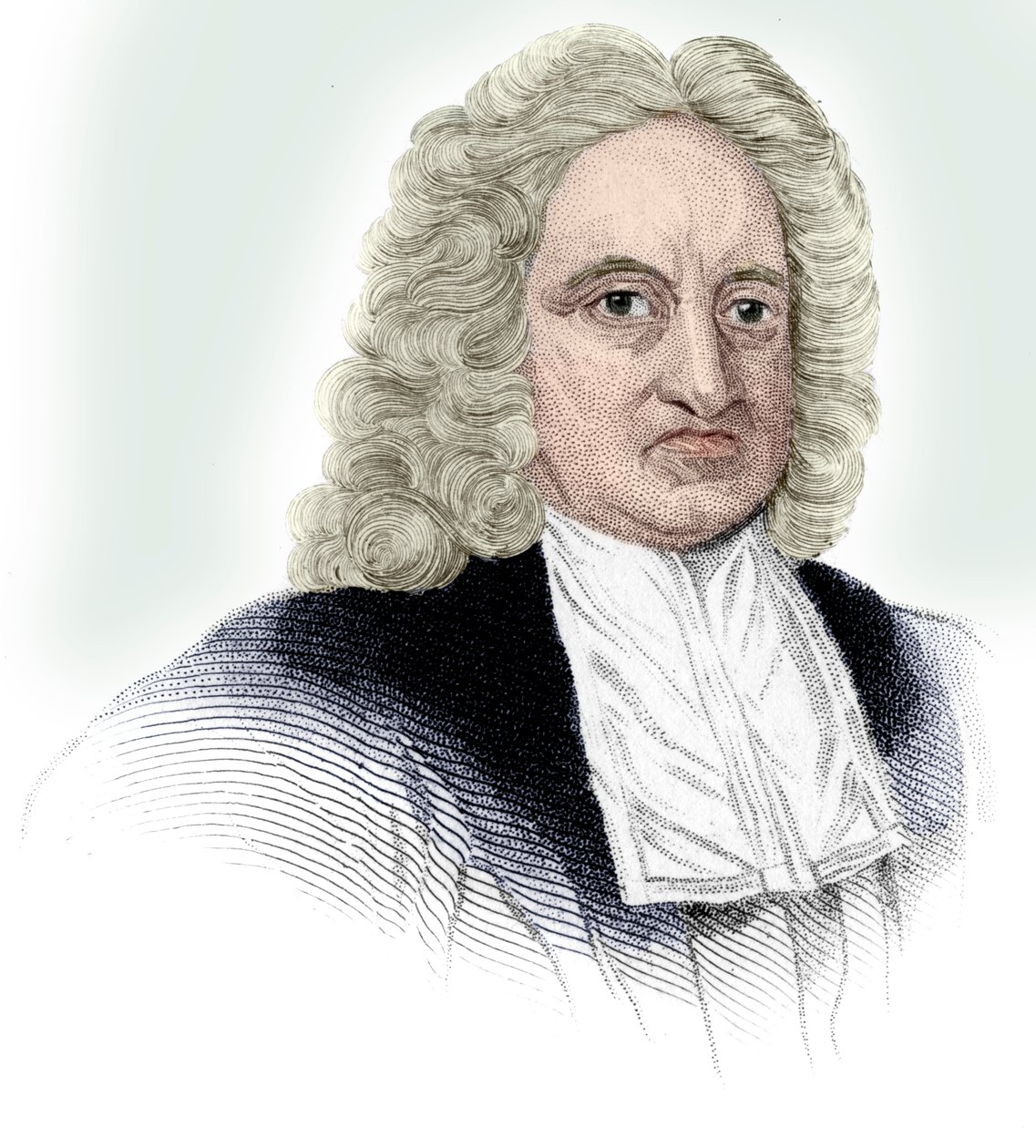Edmond Halley, Engelse astronoom, wiskundige, meteoroloog en natuurkundige, ca. 1850 door Unbekannt