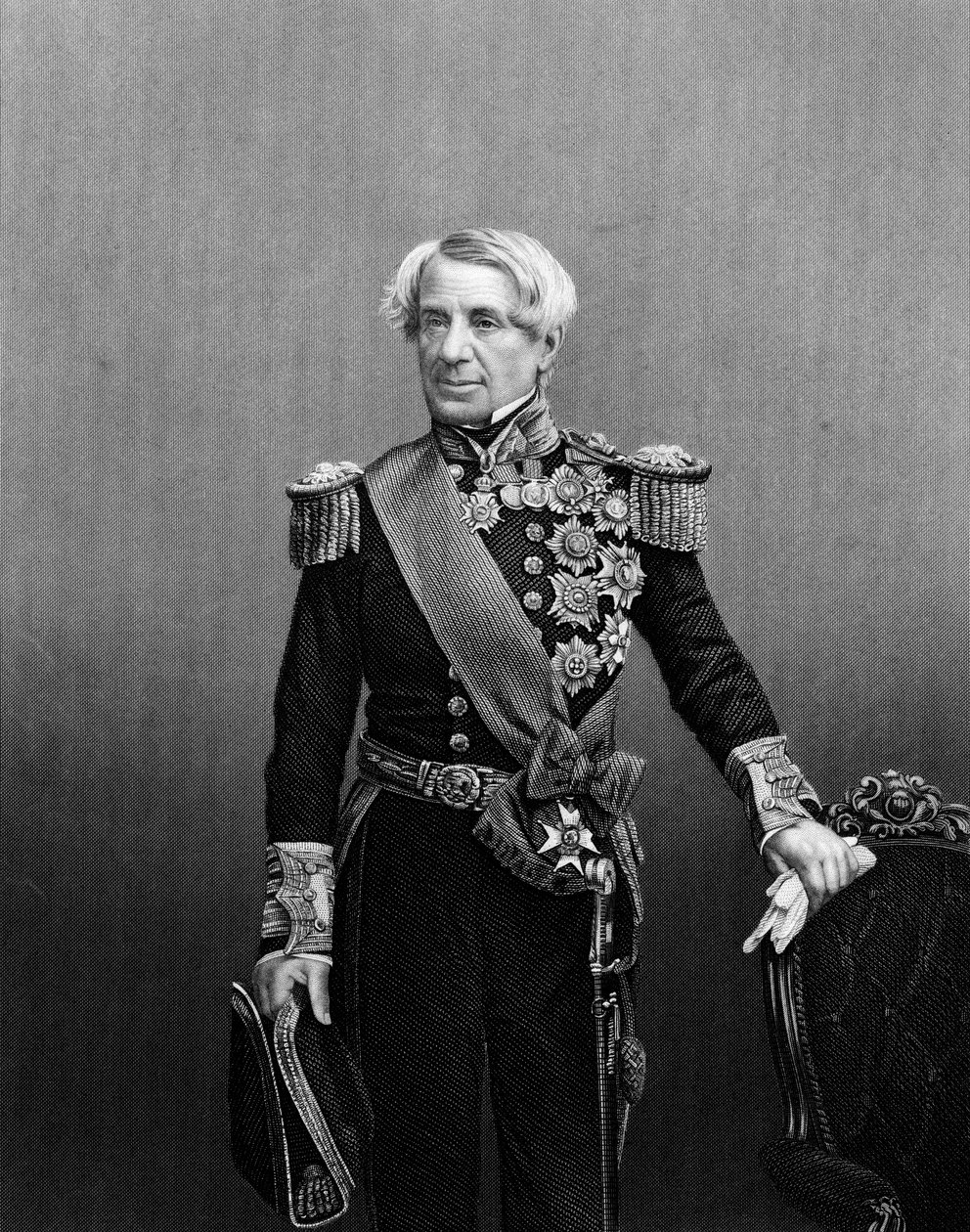 Edmund Lyons, 1e Baron Lyons, Britse marinecommandant, ca. 1860 door Unbekannt