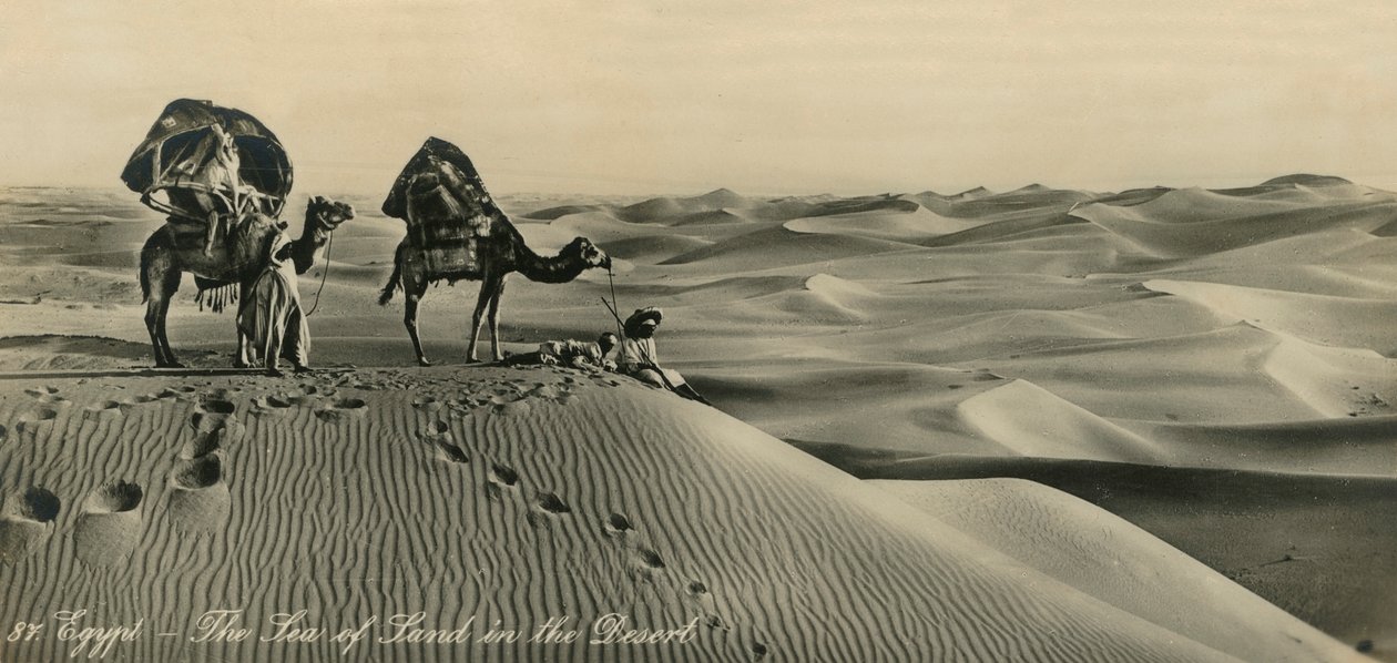 Egypte - De Zee van Land in de Woestijn, c1918-c1939 door Unbekannt