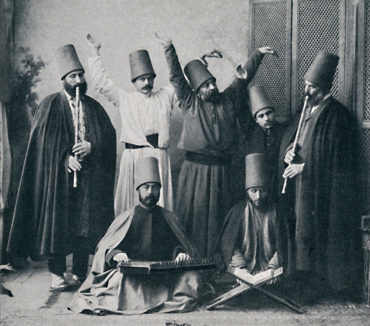 Egyptische dansende derwisjen, 1912 door Unbekannt