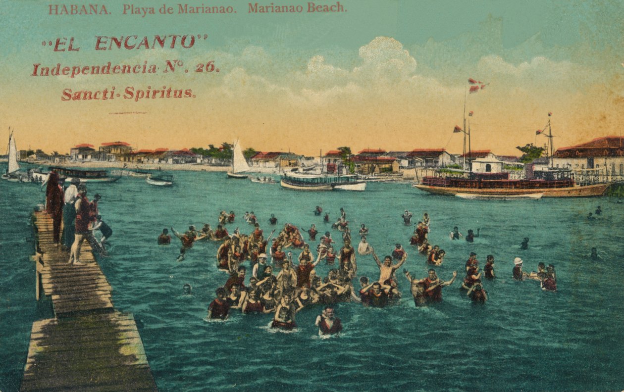 El Encanto Independencia, Sancti-Spiritus. Playa de Marianao. Havana, c1910 door Unbekannt