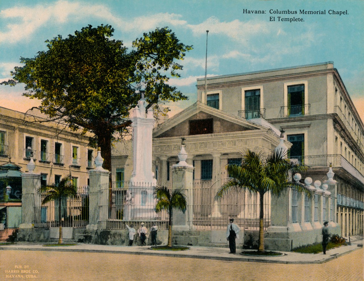 El Templete, Havana, Cuba, ca. 1920 door Unbekannt