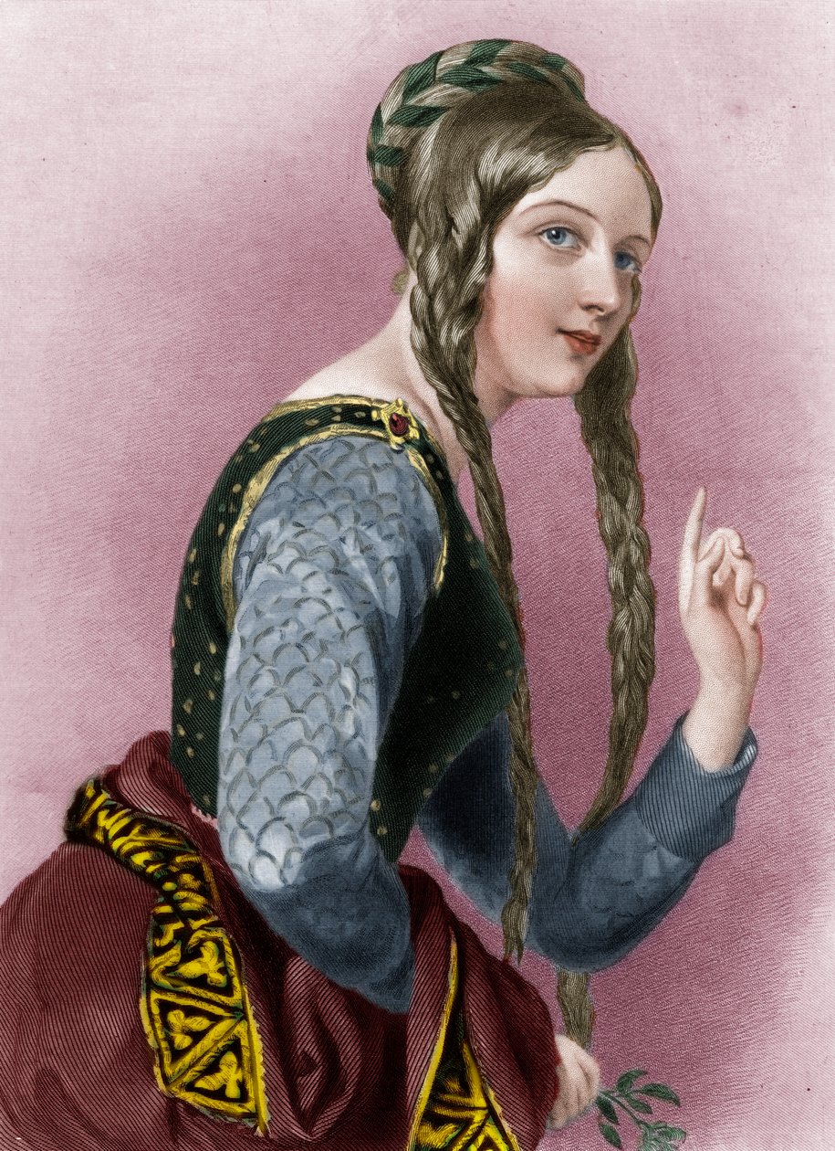 Eleanor van Aquitanië, koningin van Hendrik II van Engeland door Unbekannt