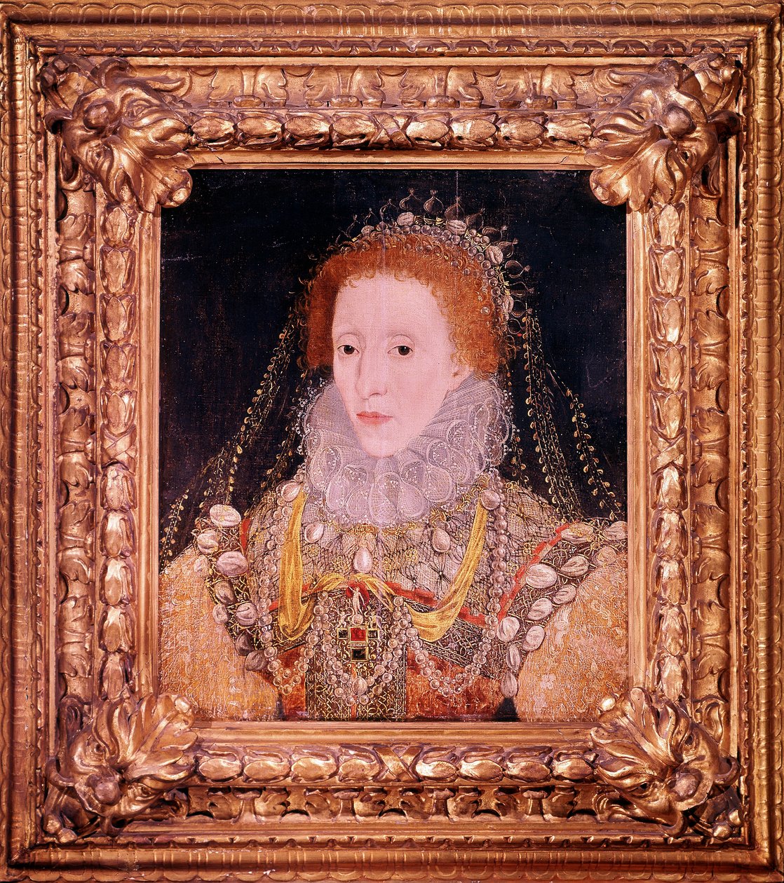 Elizabeth I, Koningin van Engeland en Ierland, c1580 door Unbekannt