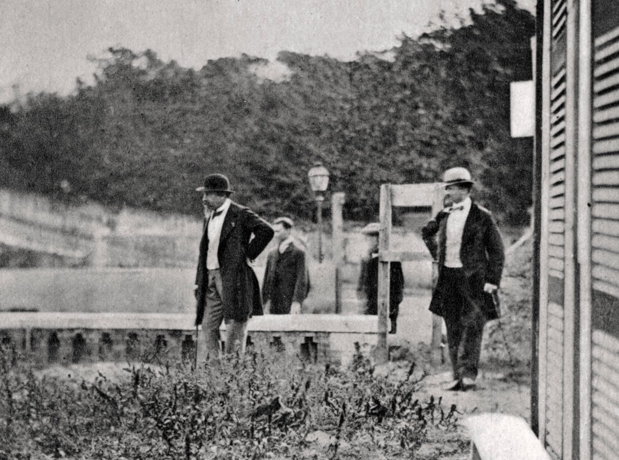Keizer Napoleon III van Frankrijk in ballingschap, Chislehurst, Kent, 1871-1873 door Unbekannt