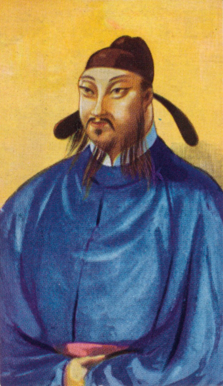 Keizer Taizong Tai Tsung van de Tang-dynastie door Unbekannt