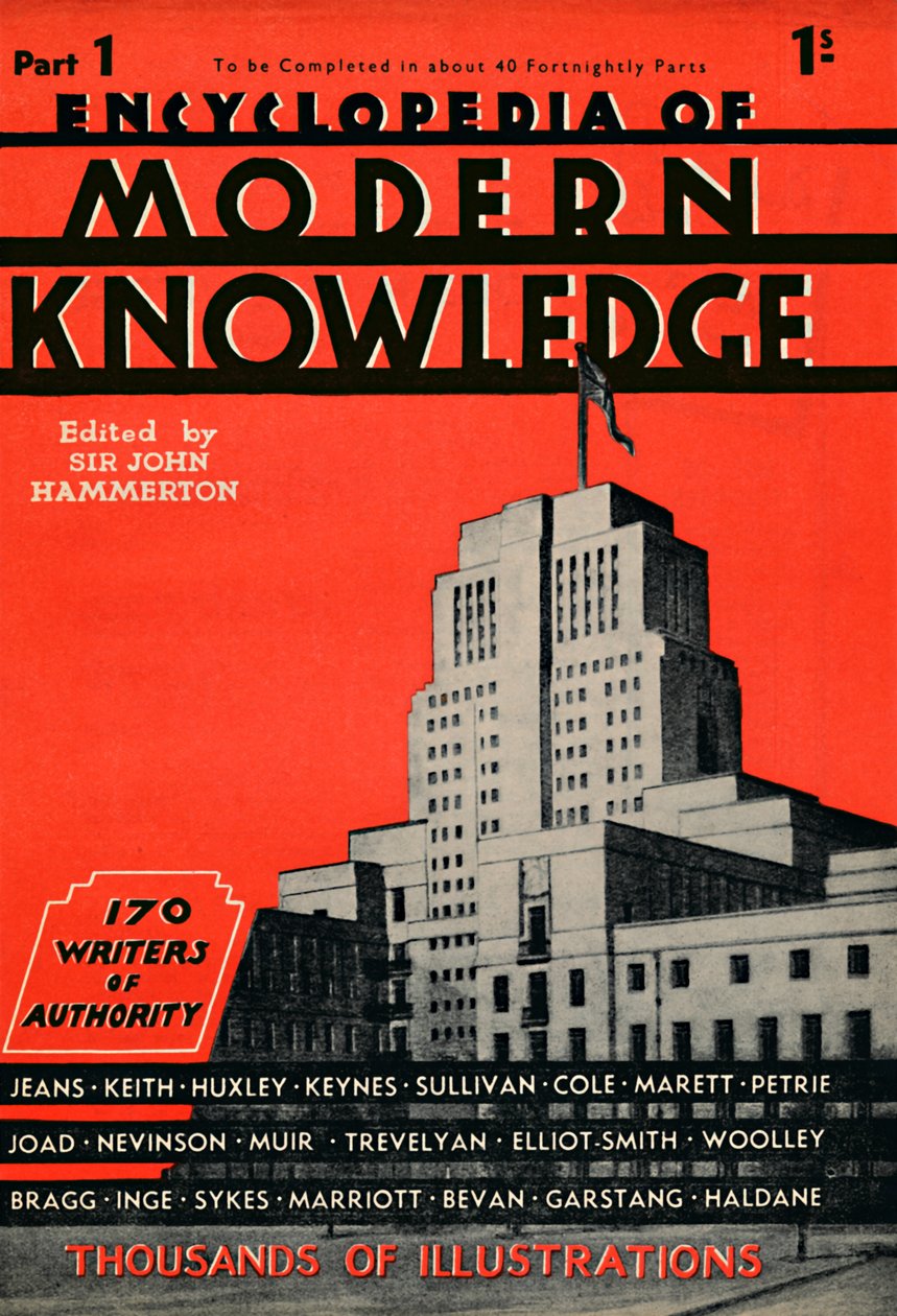 Encyclopedie van moderne kennis Deel 1 advertentie door Unbekannt