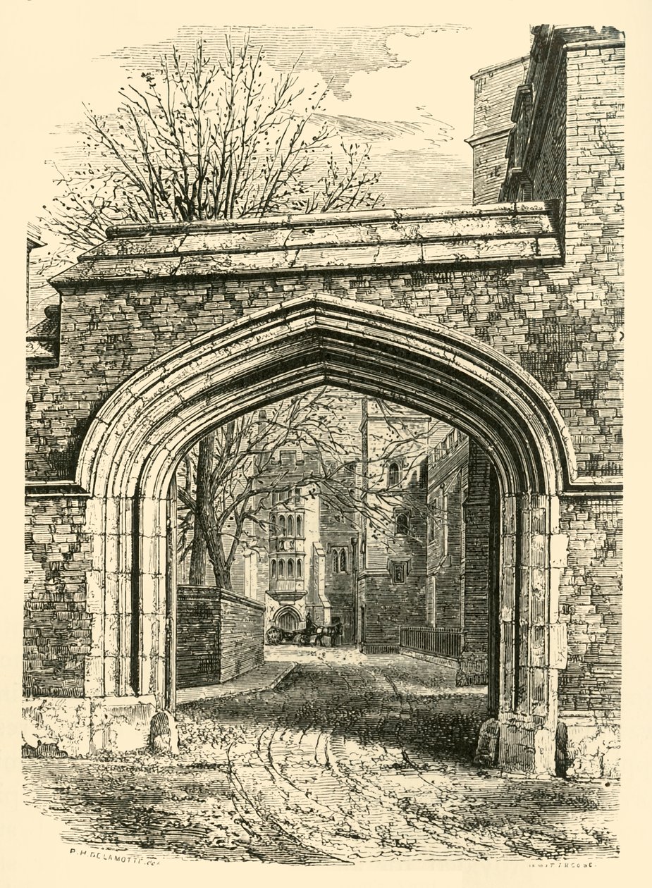Ingang naar Westons Yard, 1911 door Unbekannt