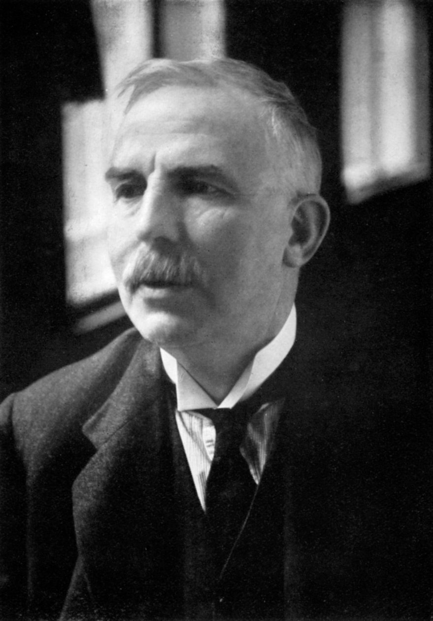 Ernest Rutherford 1871-1937, Nobelprijswinnende atoomfysicus, ca. 1908 door Unbekannt