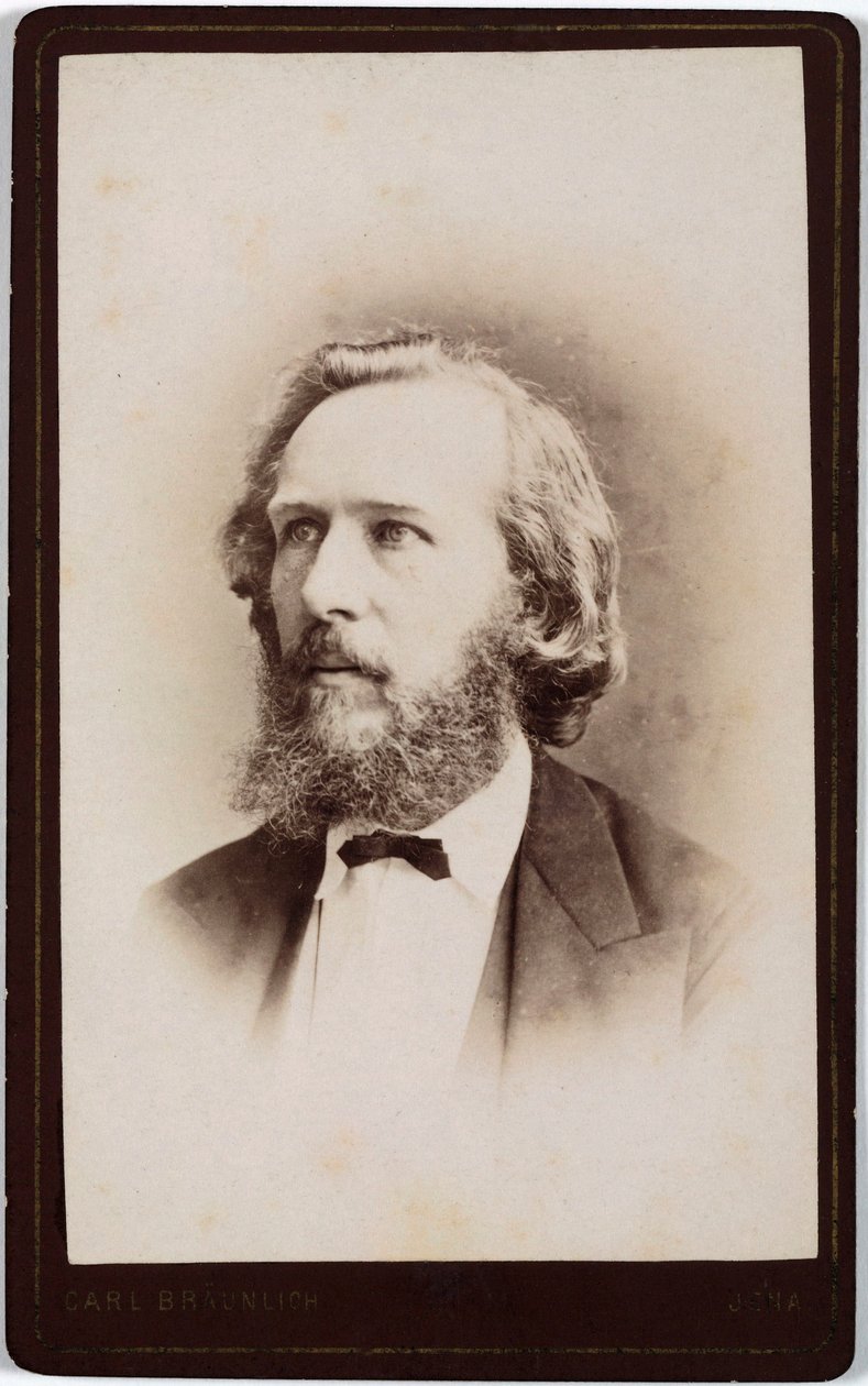 Ernst Haeckel, Duitse natuuronderzoeker, ca. 1860s door Unbekannt