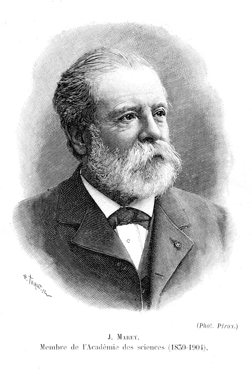 Etienne Jules Marey 1830-1903, pionier van de cinematografie, ca. 1904 door Unbekannt