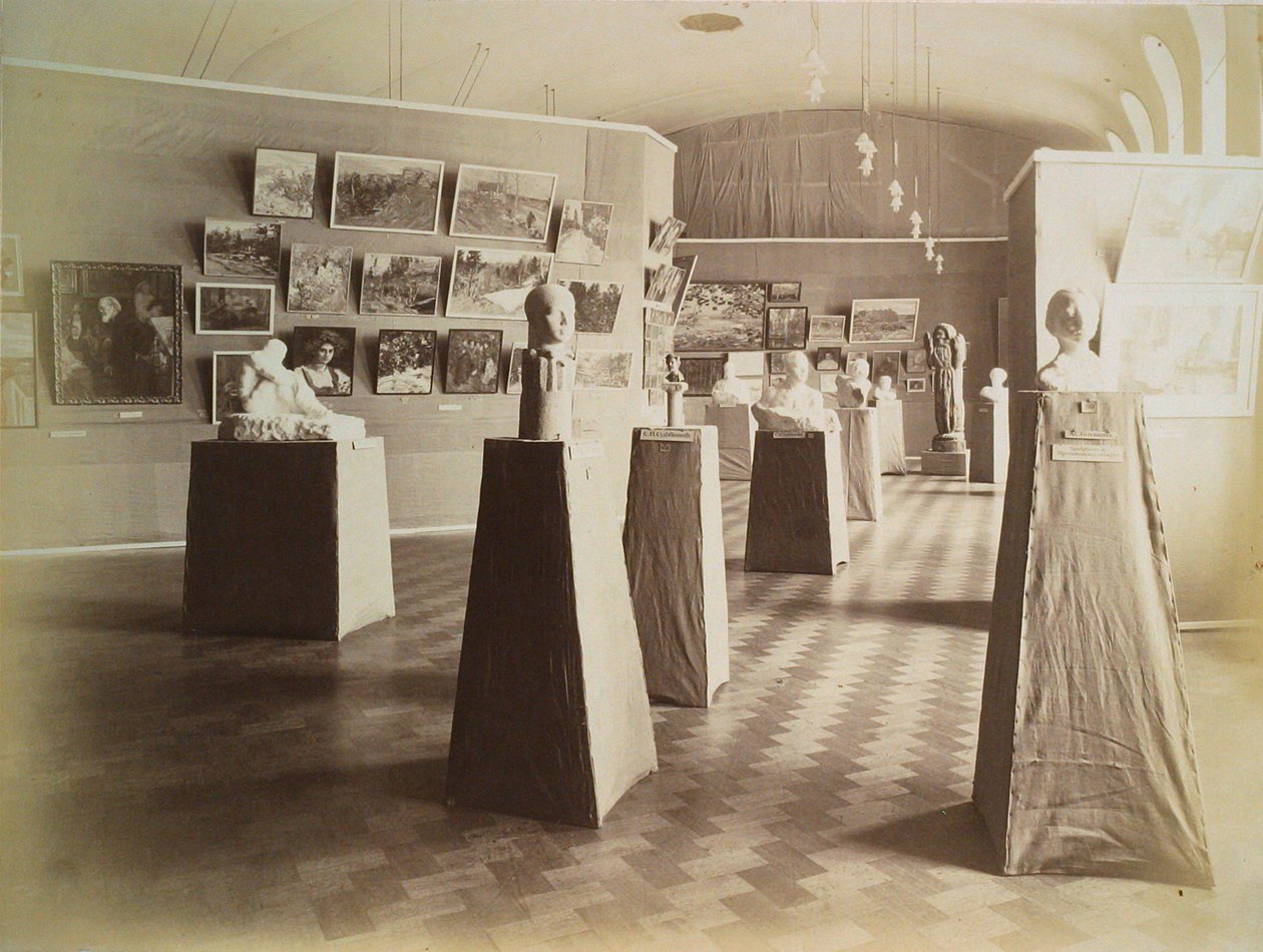 Tentoonstellingshal, Huis van de Vereniging van Literatuur en Kunsten, Rusland, 1910s door Unbekannt