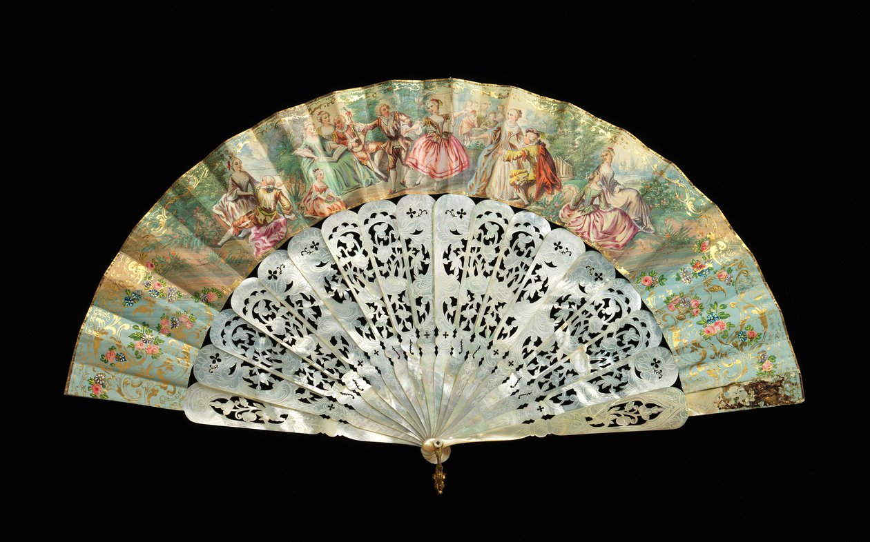 Waaier, 1860-70 door Unbekannt