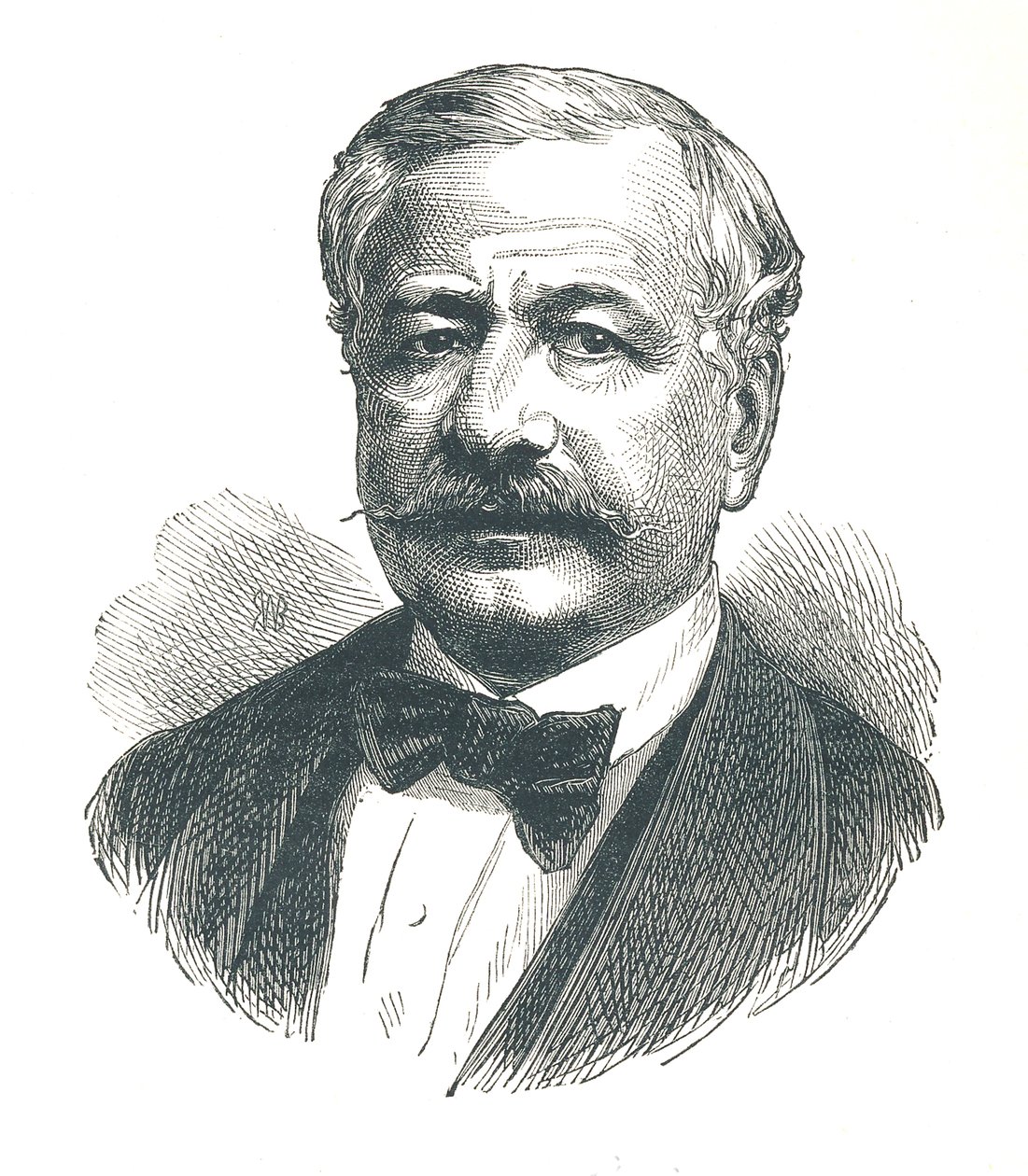 Ferdinand de Lesseps, Franse diplomaat en later ontwikkelaar van het Suezkanaal, 1893 door Unbekannt