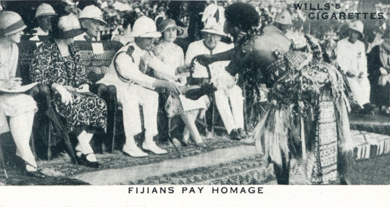 Fijianen Brengen Eerbetoon, 1927, 1937 door Unbekannt
