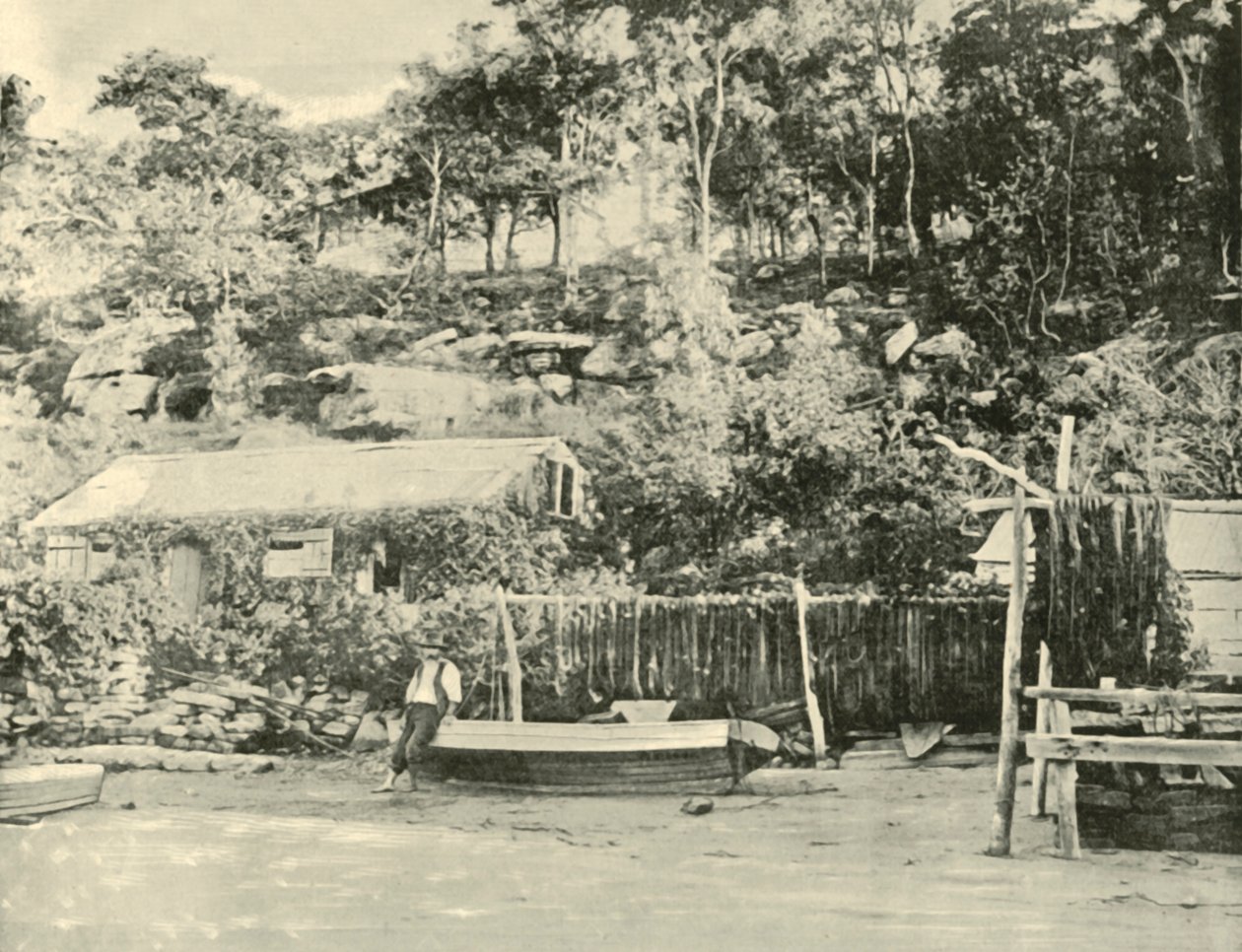 Vissershut, Como, 1901 door Unbekannt