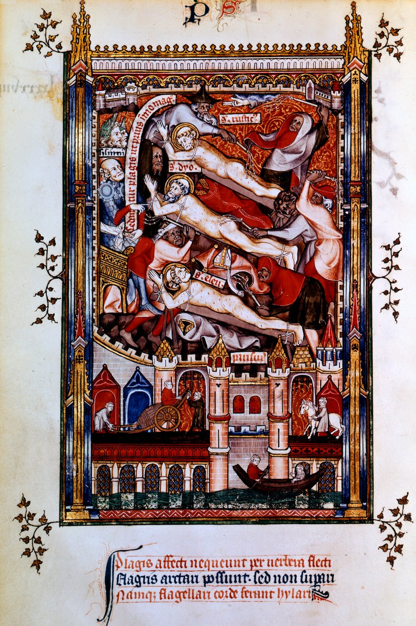 Geseling van St. Denis, St. Rustic en St. Eleutherius, 1317 door Unbekannt