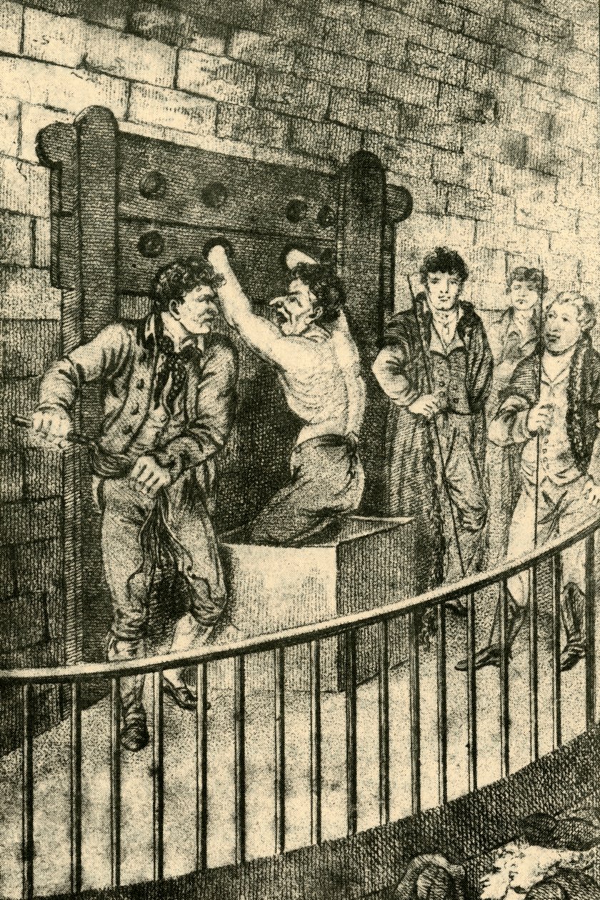 Geseling bij de Old Bailey, 1809, 1925 door Unbekannt