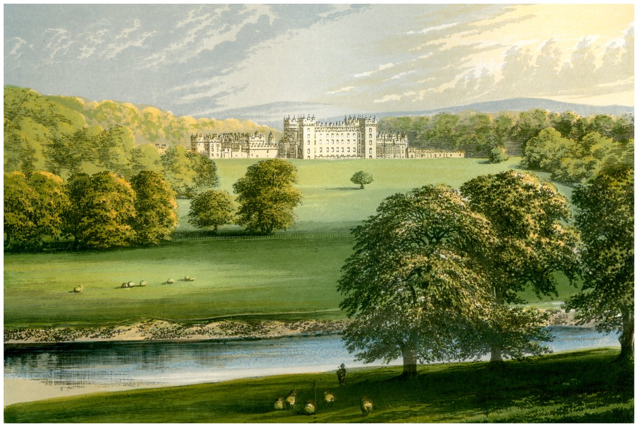 Floors Castle, Roxburghshire, Schotland, Hertog van Roxburghe door Unbekannt