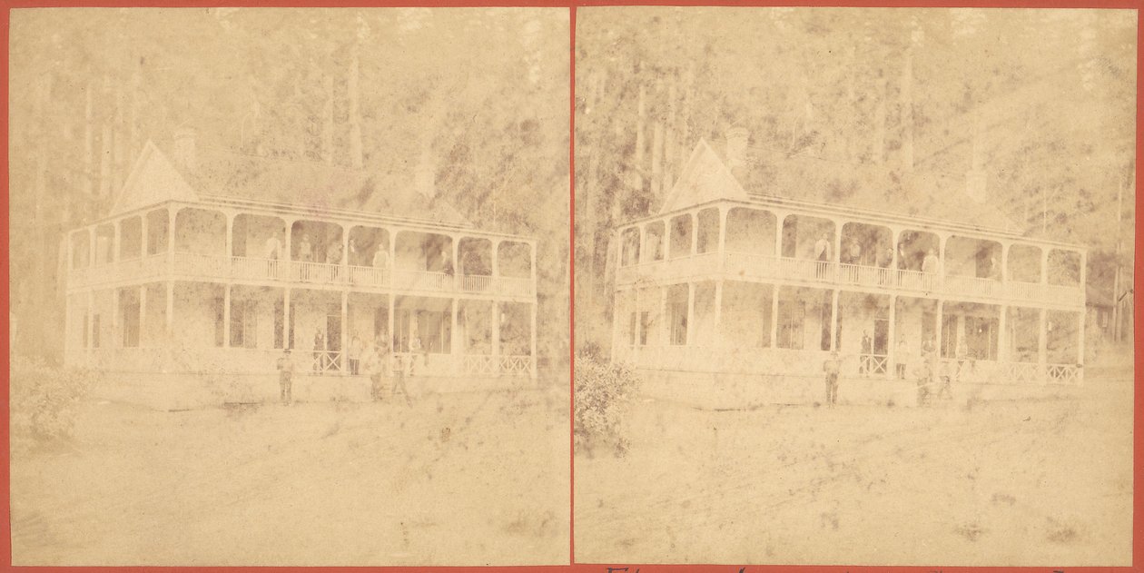Flume House, Santa Cruz Mountains, 1860s door Unbekannt