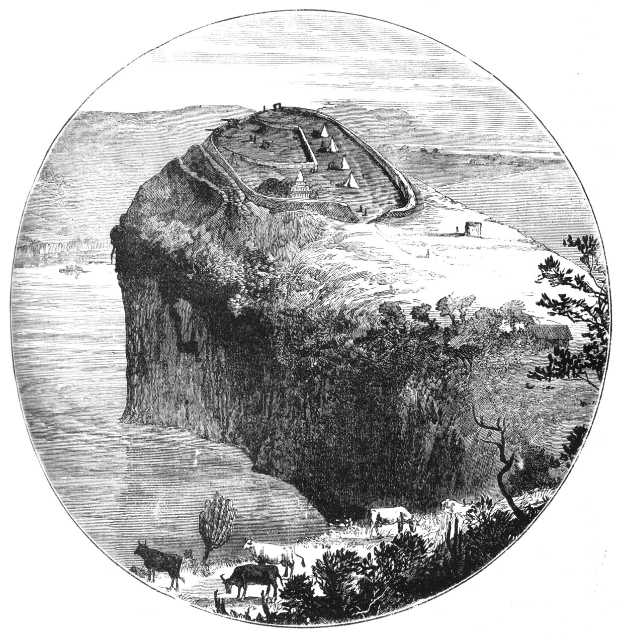 Fort Pearson, aan de Beneden-Tugela-rivier, ca. 1880 door Unbekannt