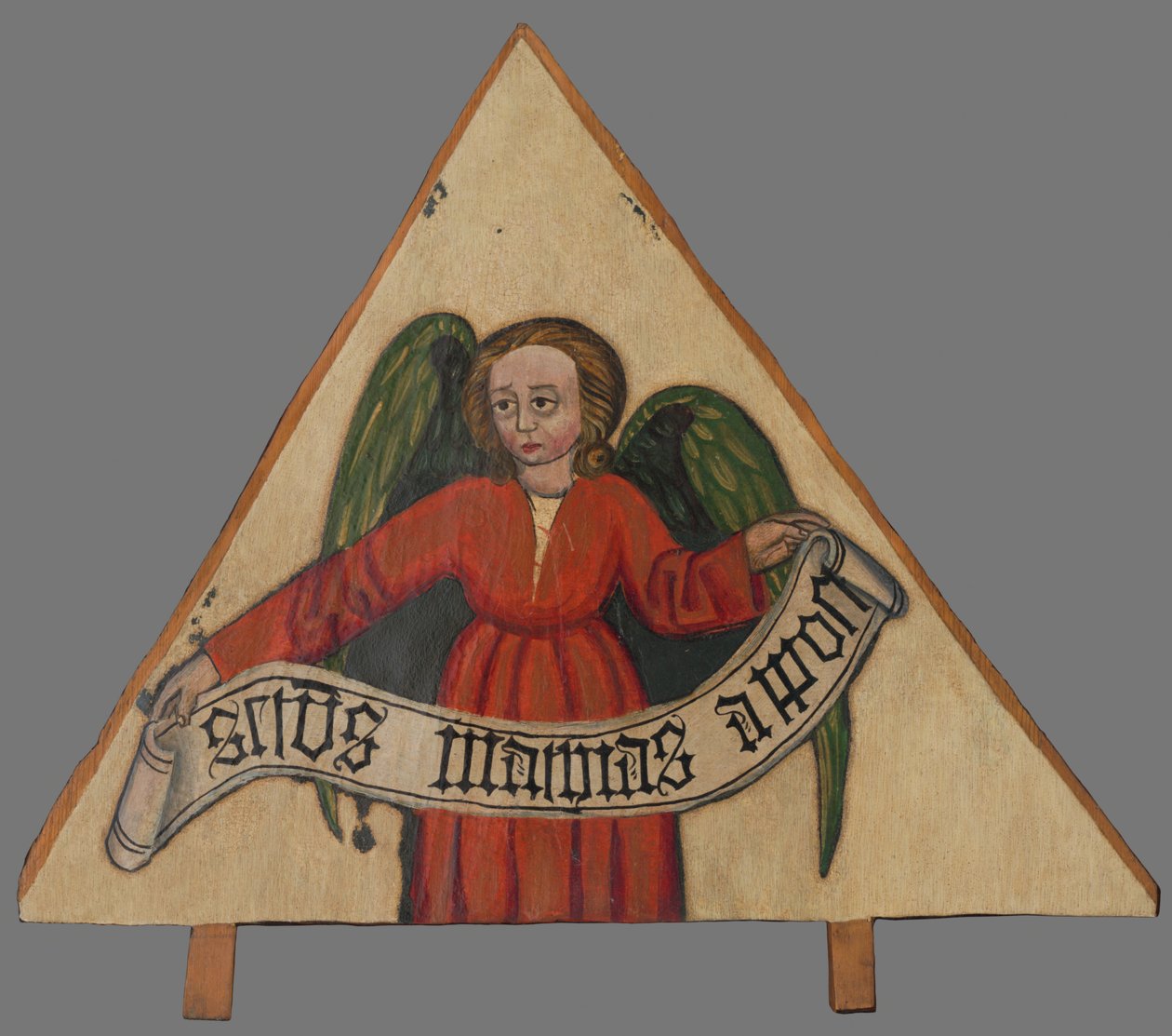 Fragment altaar-attribuut evangelist door Unbekannt