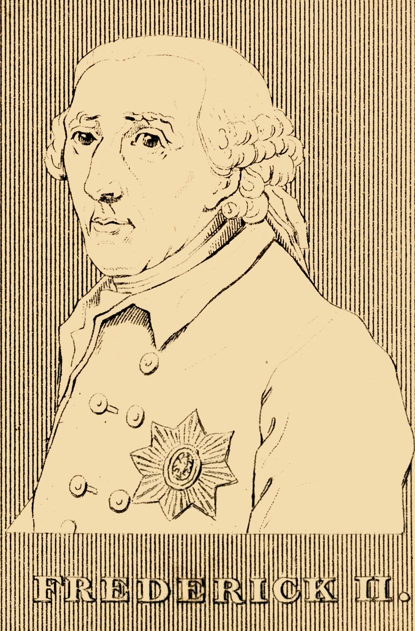 Frederik II, 1712-1786, 1830 door Unbekannt