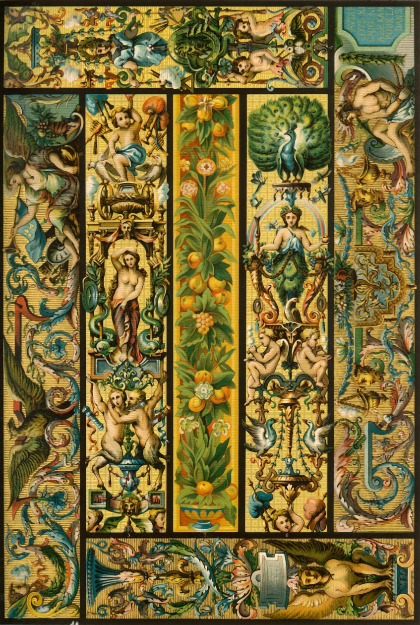 Franse Renaissance Gobelins tapijten, 1898 door Unbekannt