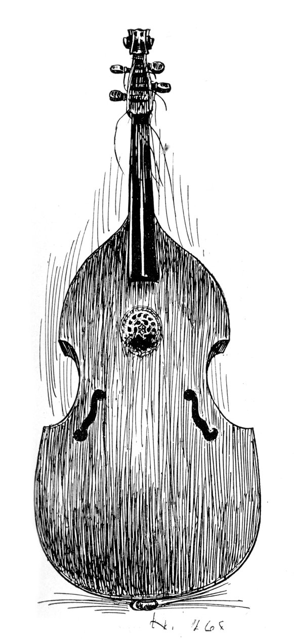 Franse viola da gamba, c1600, 1901 door Unbekannt