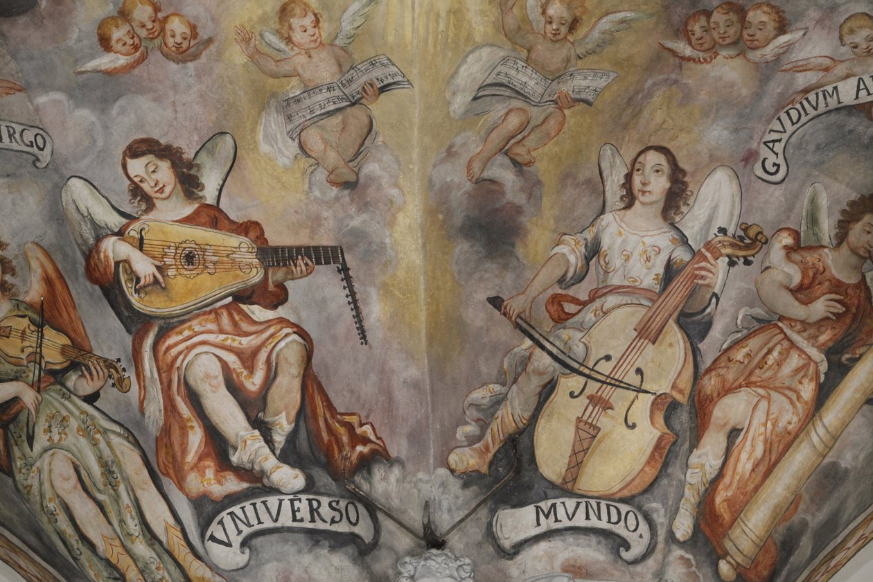 Fresco in Maglie kerk, Apulië, Maglie, Italië door Unbekannt