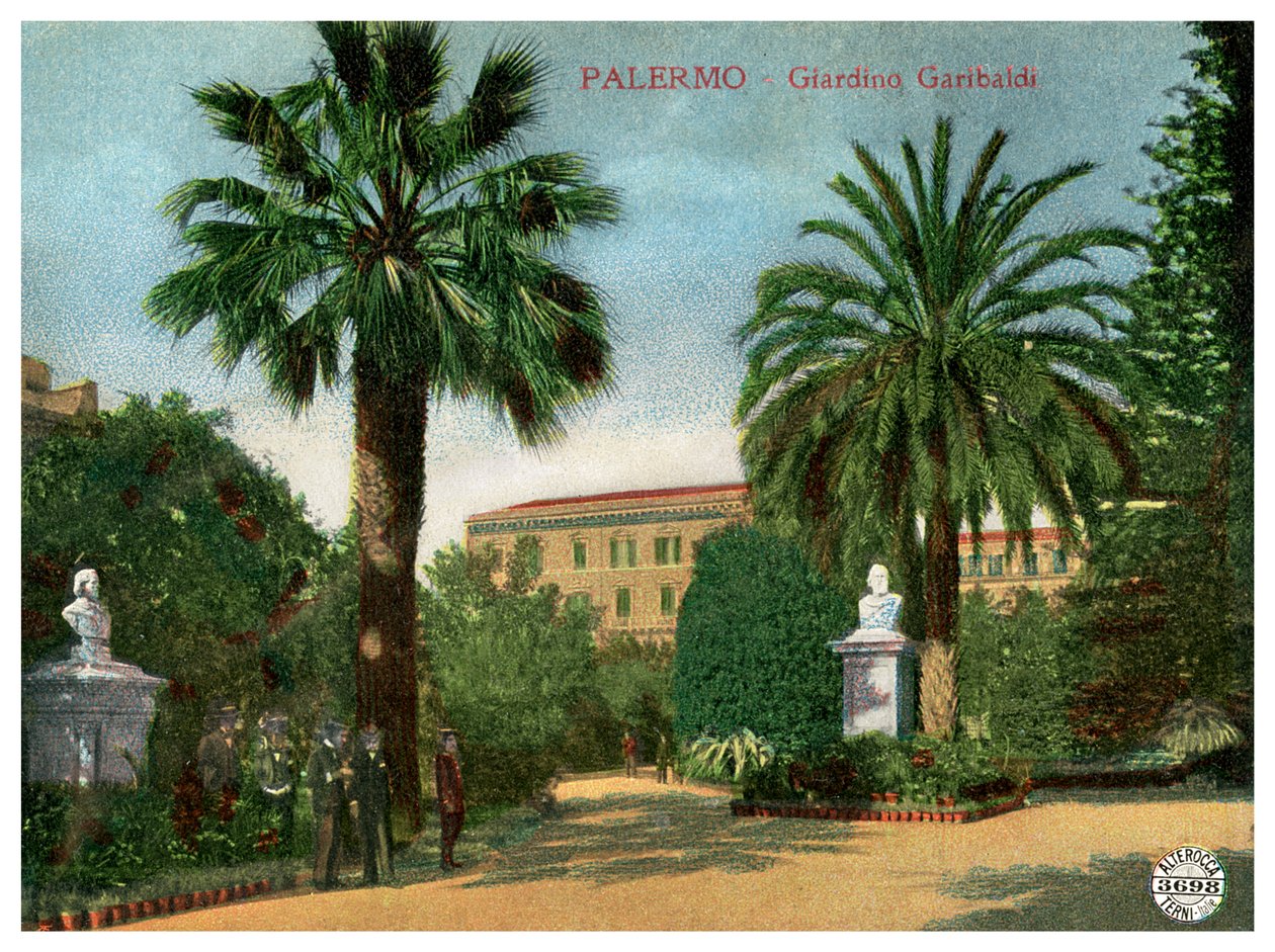 Garibaldi Tuin, Palermo, Sicilië, Italië, begin 20e eeuw door Unbekannt