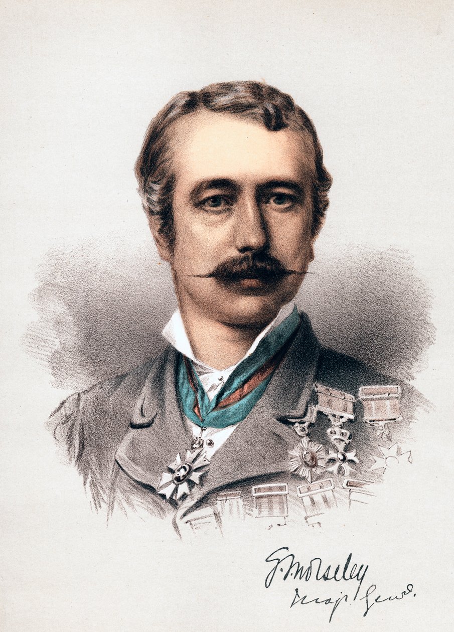 Garnet Joseph Wolseley, Viscount Wolseley, Iers-gebore Britse soldaat, ca. 1880 door Unbekannt
