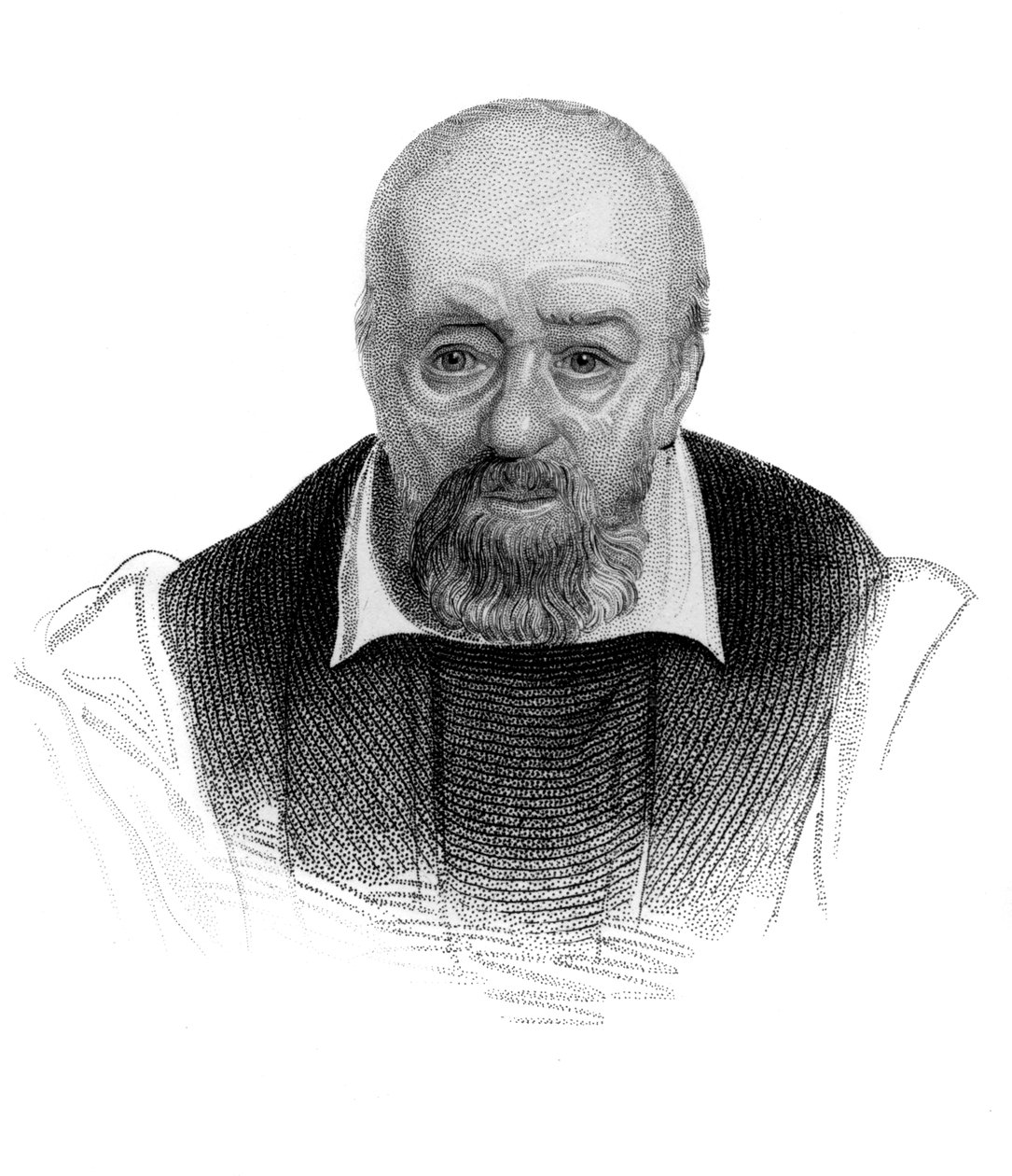 George Buchanan, 16e-eeuwse Schotse historicus en humanistische geleerde door Unbekannt