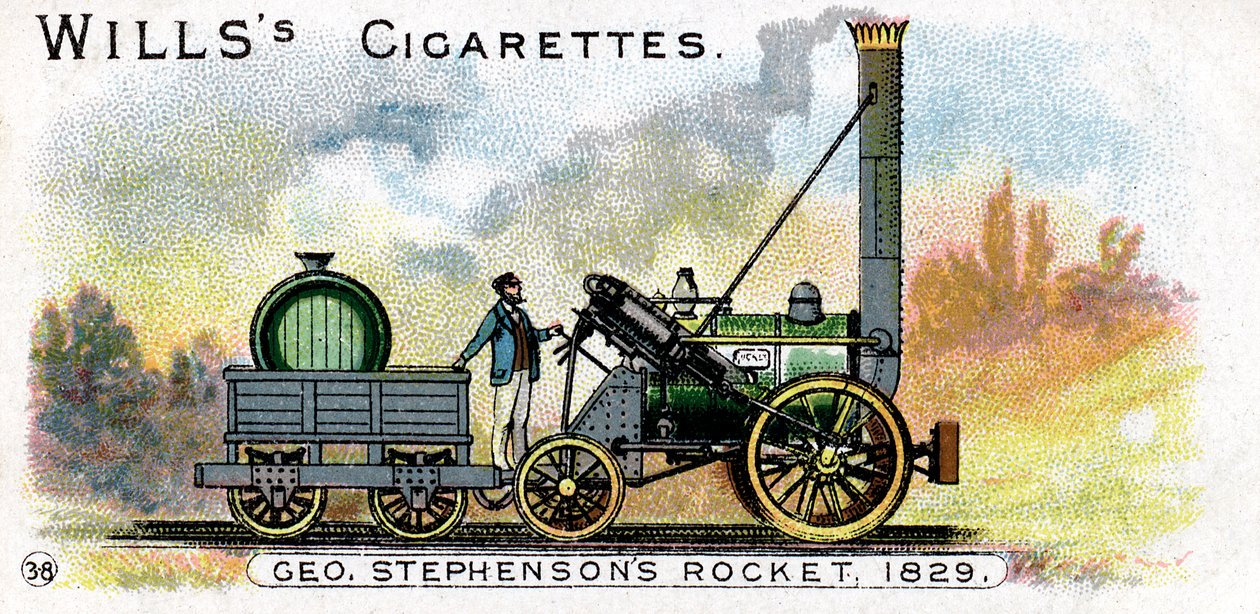 George Stephensons locomotief Rocket, 1829 1900 door Unbekannt