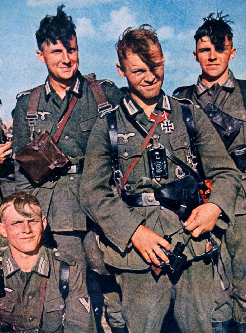 Duitse Grenadiers, 1943 door Unbekannt