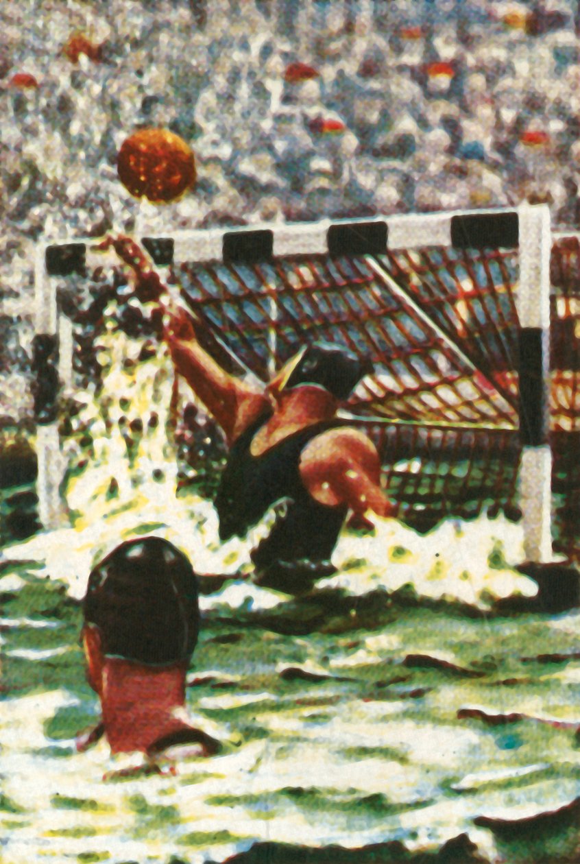 Duitsland wint het waterpolo door Unbekannt