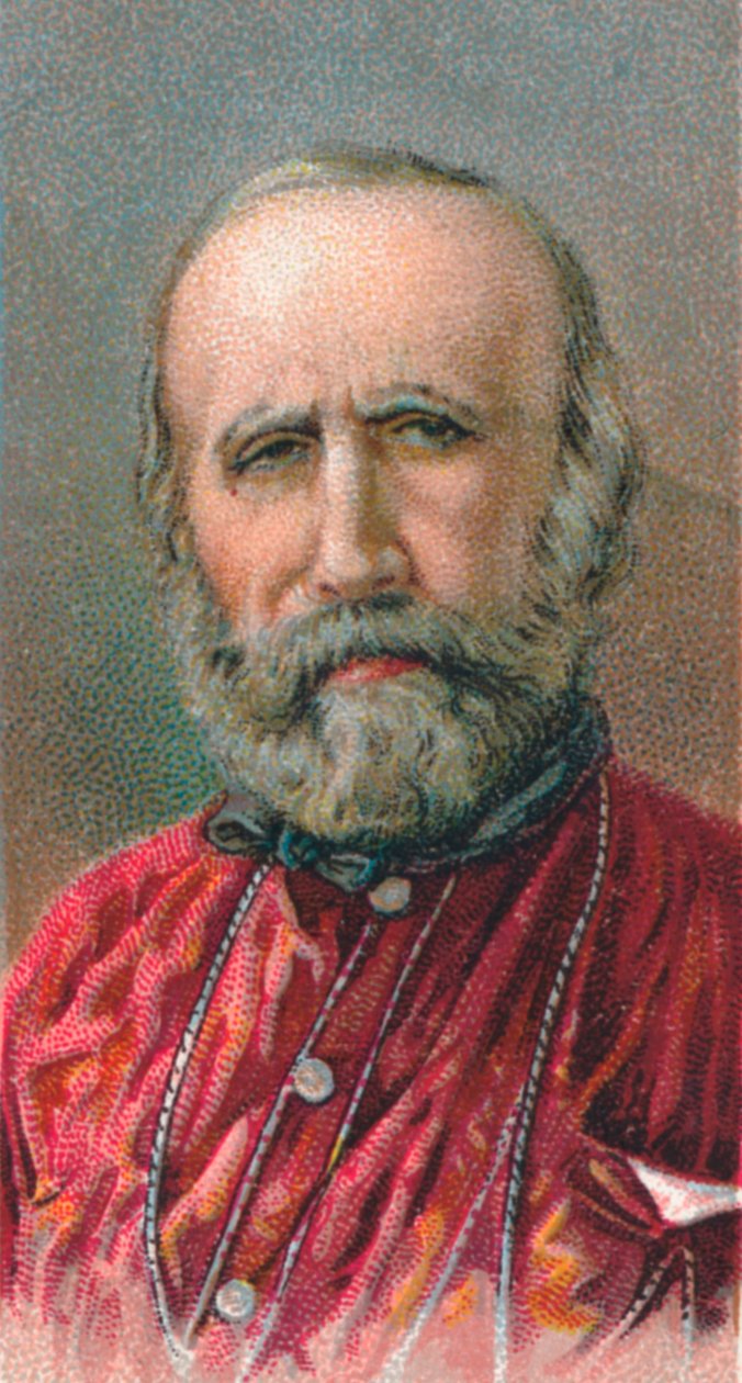 Giuseppe Garibaldi, 1807-1882 Italiaanse patriot door Unbekannt