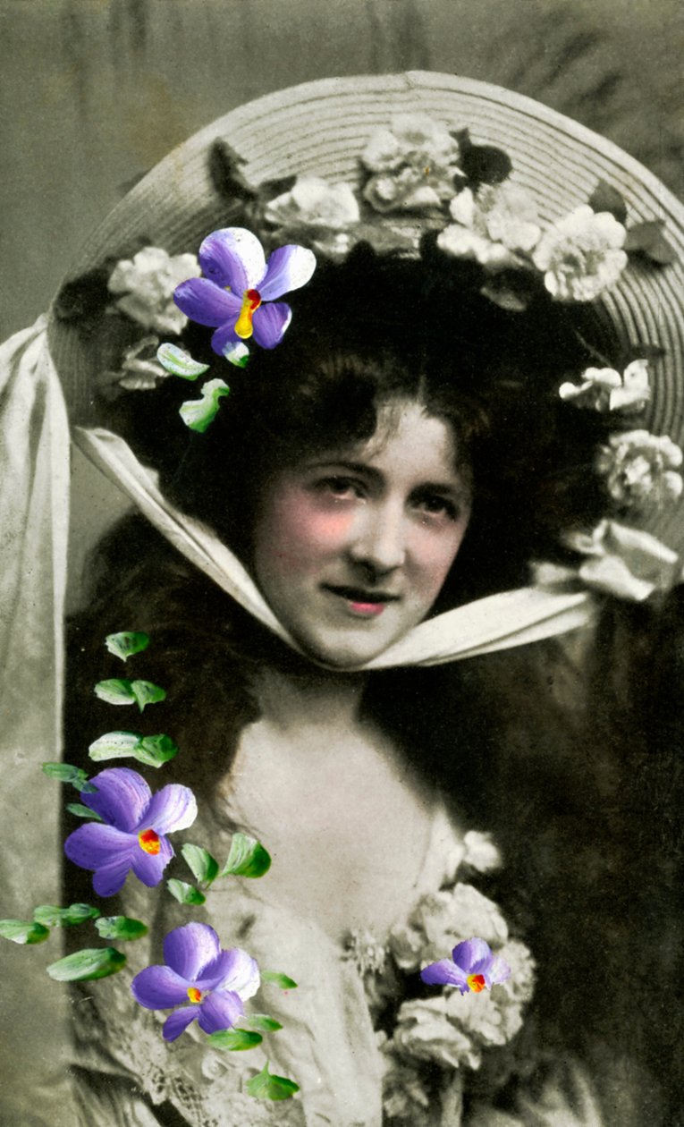 Gladys Huxley, actrice, 1908 door Unbekannt