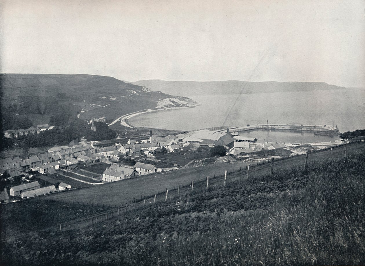 Glenarm - De stad en de haven, 1895 door Unbekannt