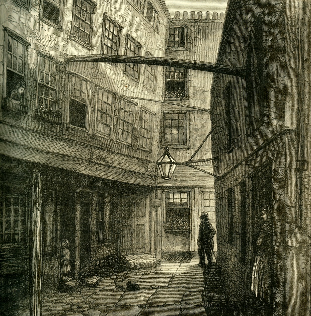 Gouden gebouwen, 1881 door Unbekannt
