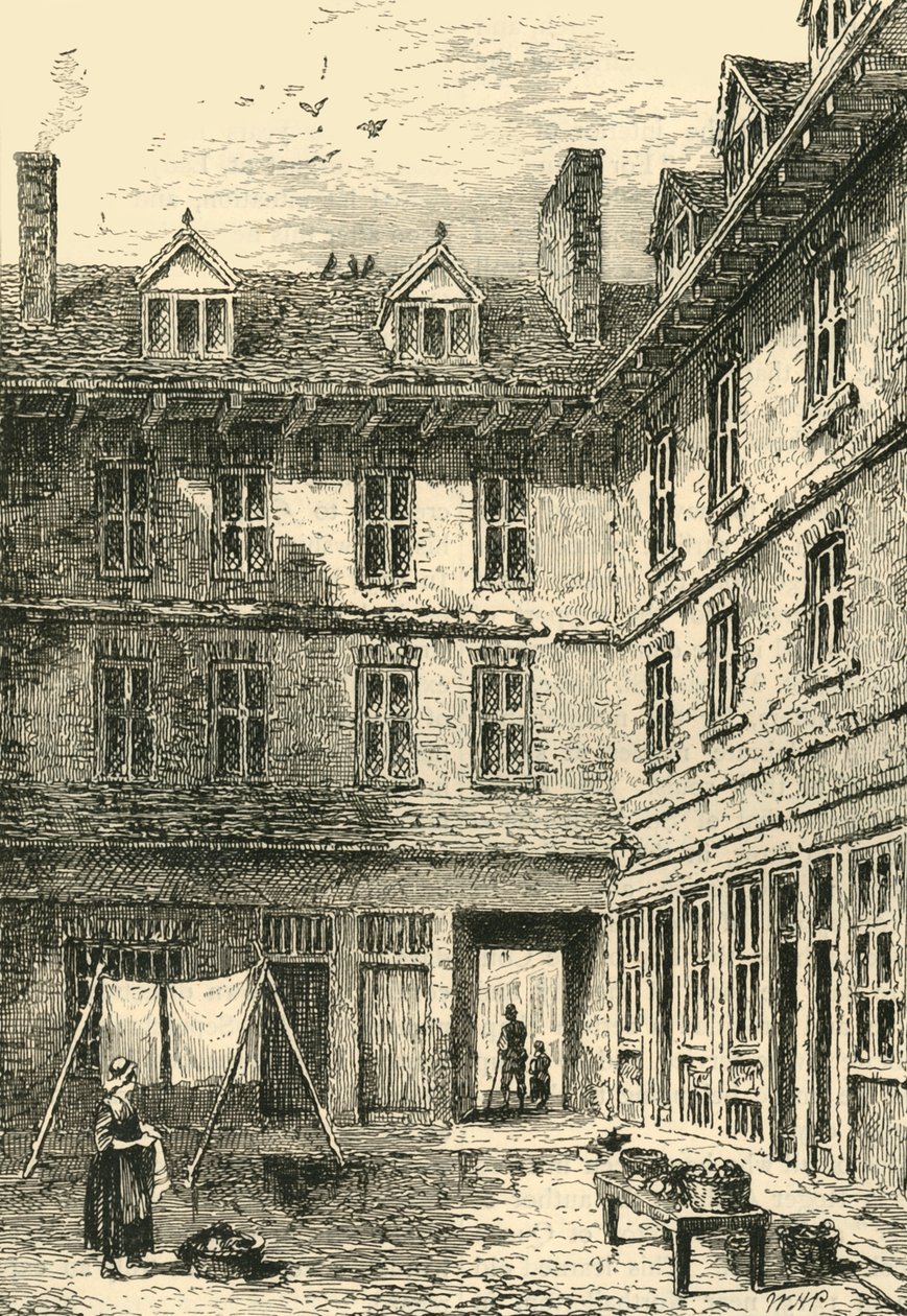 Goudsmedenhuis, Green Arbour Court, rond 1800, ca 1872 door Unbekannt
