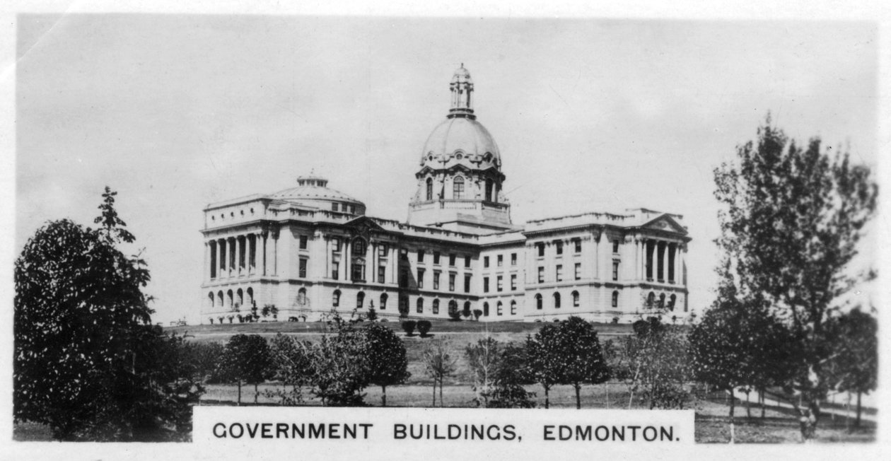 Overheidsgebouwen, Edmonton, Alberta, Canada, c1920s door Unbekannt