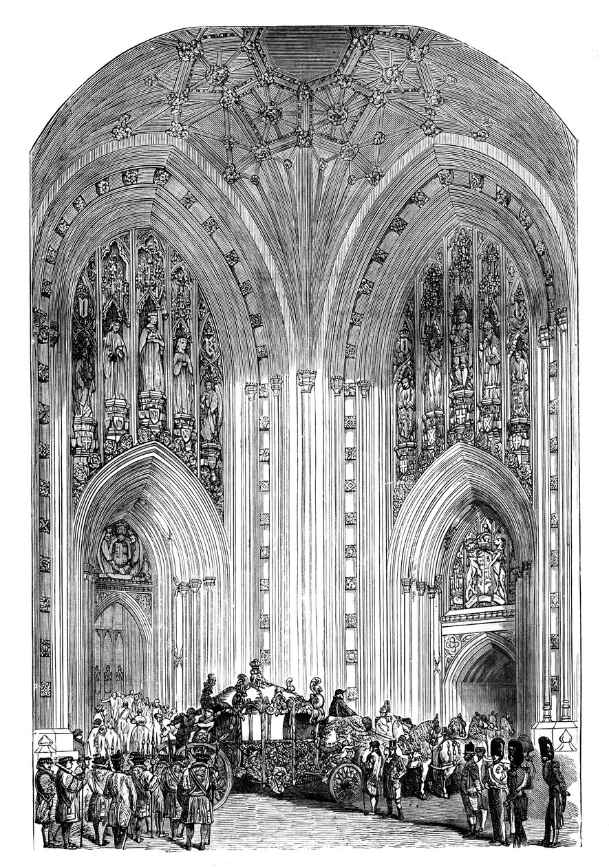 Grote ingang, Westminster Palace, Londen, c1888 door Unbekannt
