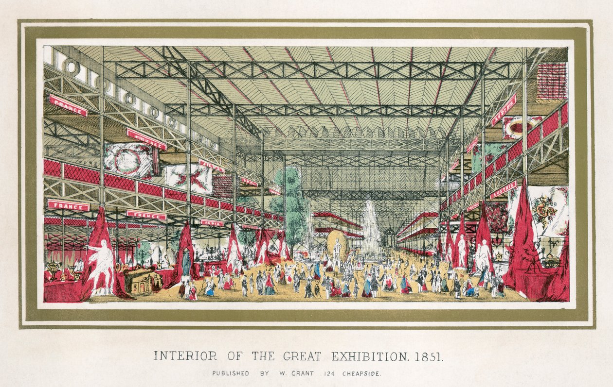 Grote Tentoonstelling, Crystal Palace, Hyde Park, Londen, 1851 door Unbekannt