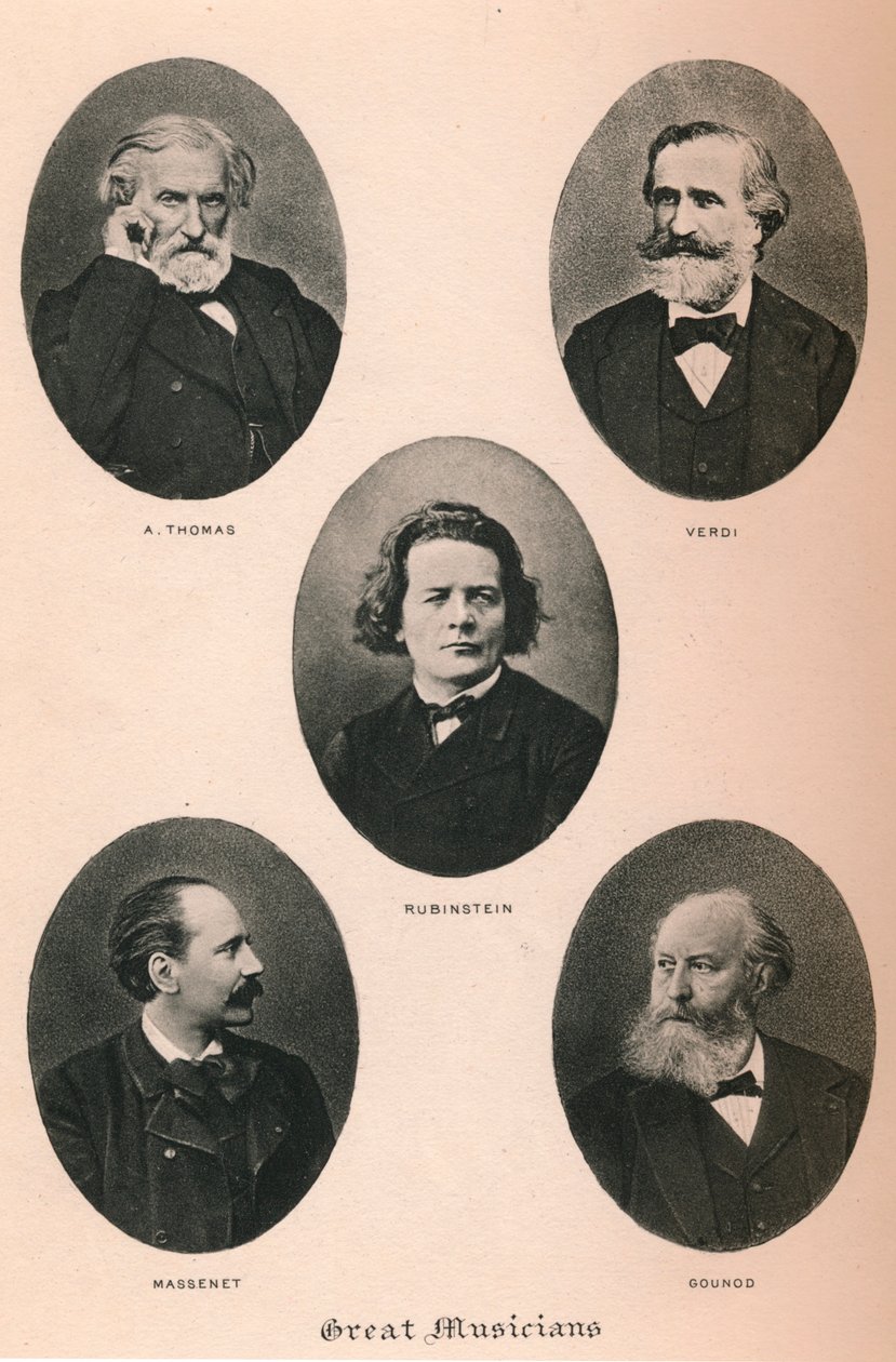 Grote Muzikanten - Plaat I., 1895 door Unbekannt