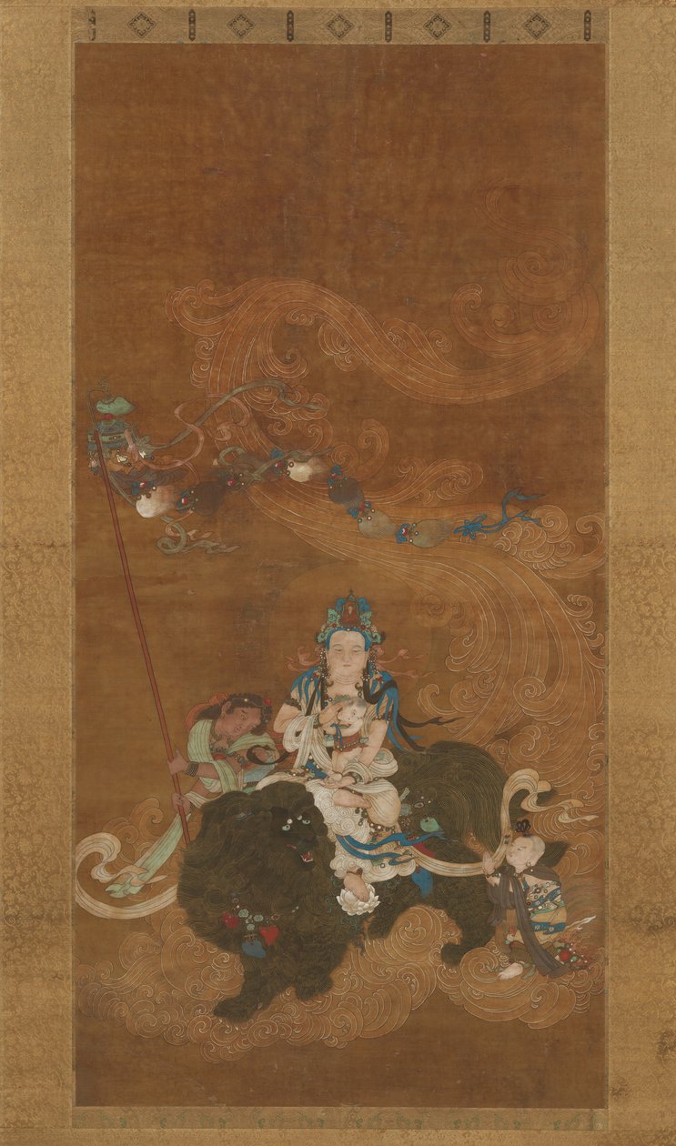 Guanyin de Brenger van Zonen, late 16e eeuw door Unbekannt