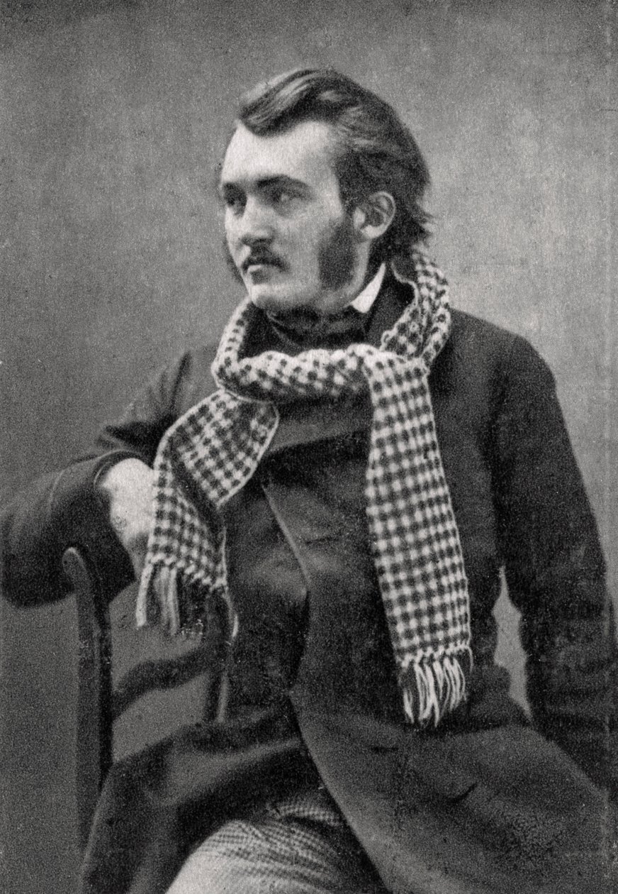 Gustave Doré, Franse kunstenaar, graveur en illustrator, 1863 door Unbekannt