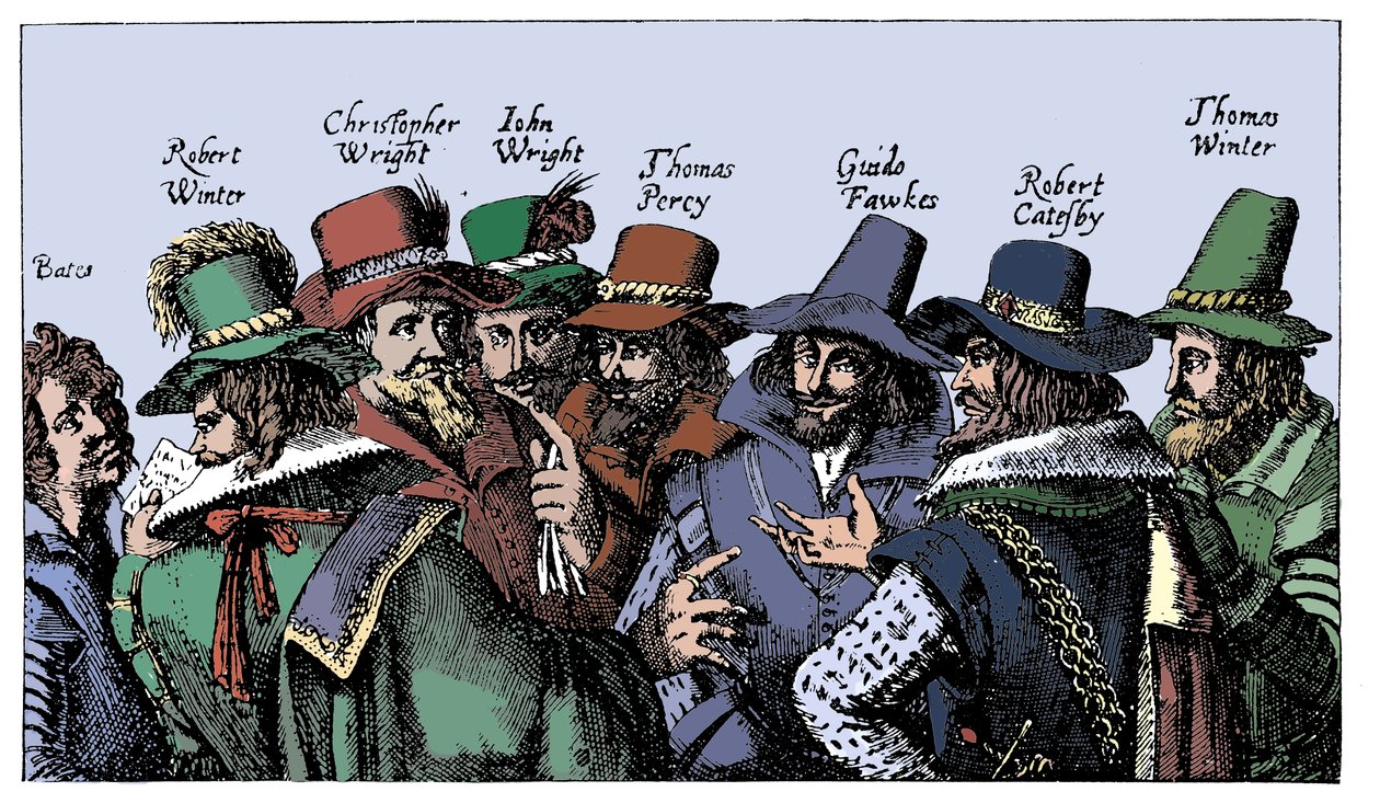 Guy Fawkes en de buskruitplotters door Unbekannt